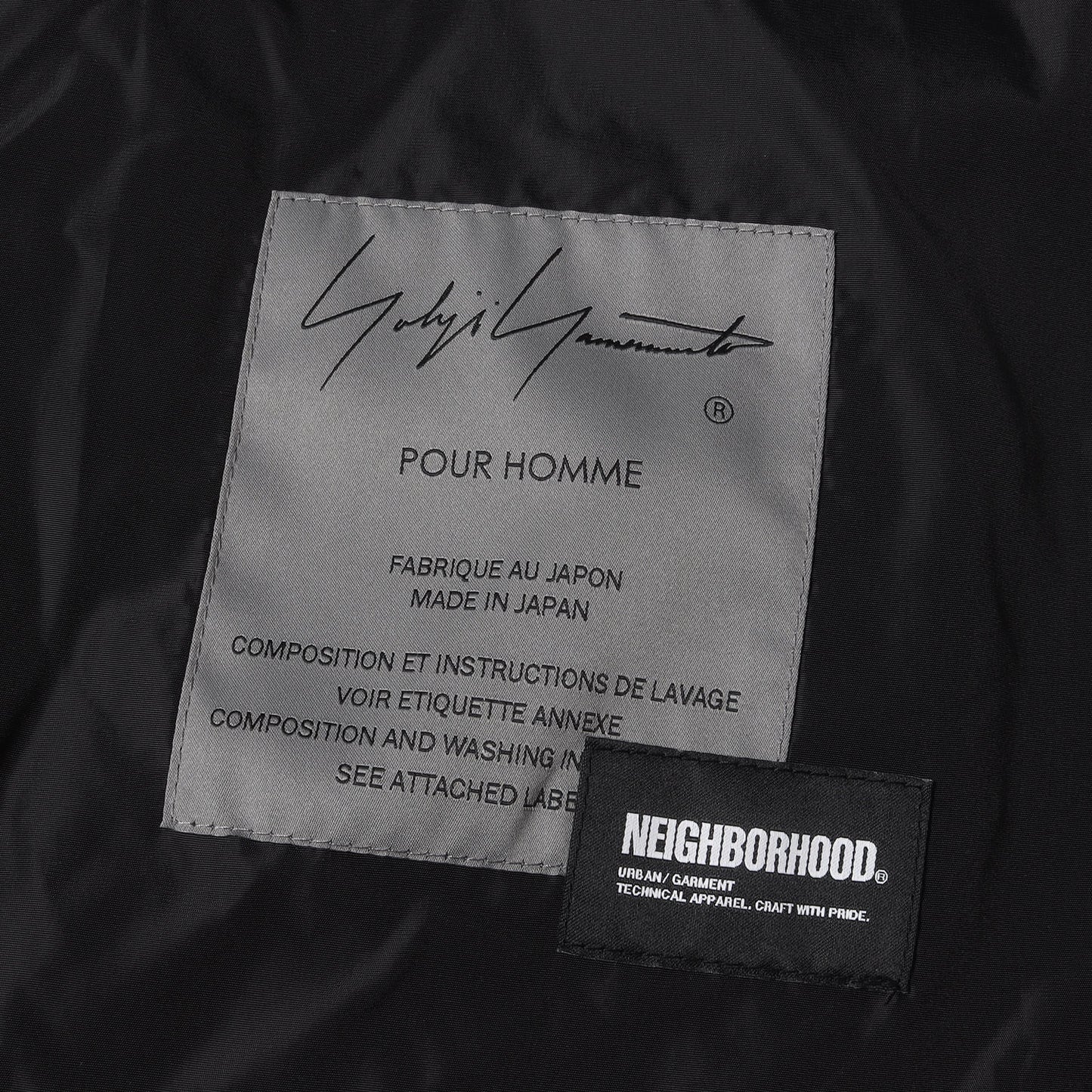 25AW ×Yohji Yamamoto POUR HOMME ウインドブレイカー / コーチジャケット(WINDBREAKER JACKET)