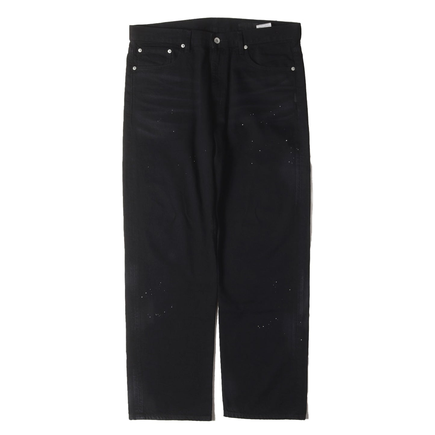 25AW ペンキ加工 ウォッシュド ディープ ベーシック デニムパンツ(BW . WASHED DP BASIC PANTS)