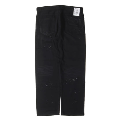 25AW ペンキ加工 ウォッシュド ディープ ベーシック デニムパンツ(BW . WASHED DP BASIC PANTS)
