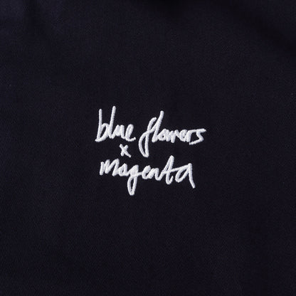 25SS ×Blue flowers 裏地フラワー柄 コットンツイル ジャケット