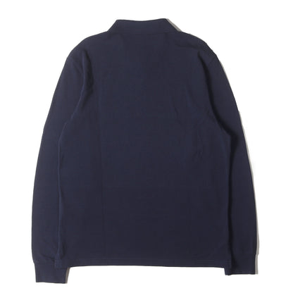 ×LACOSTE L!VE 鹿の子 ロングスリーブ ジップ ポロシャツ(Pique Zip L/S Polo)