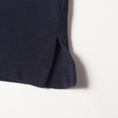 ×LACOSTE L!VE 鹿の子 ロングスリーブ ジップ ポロシャツ(Pique Zip L/S Polo)