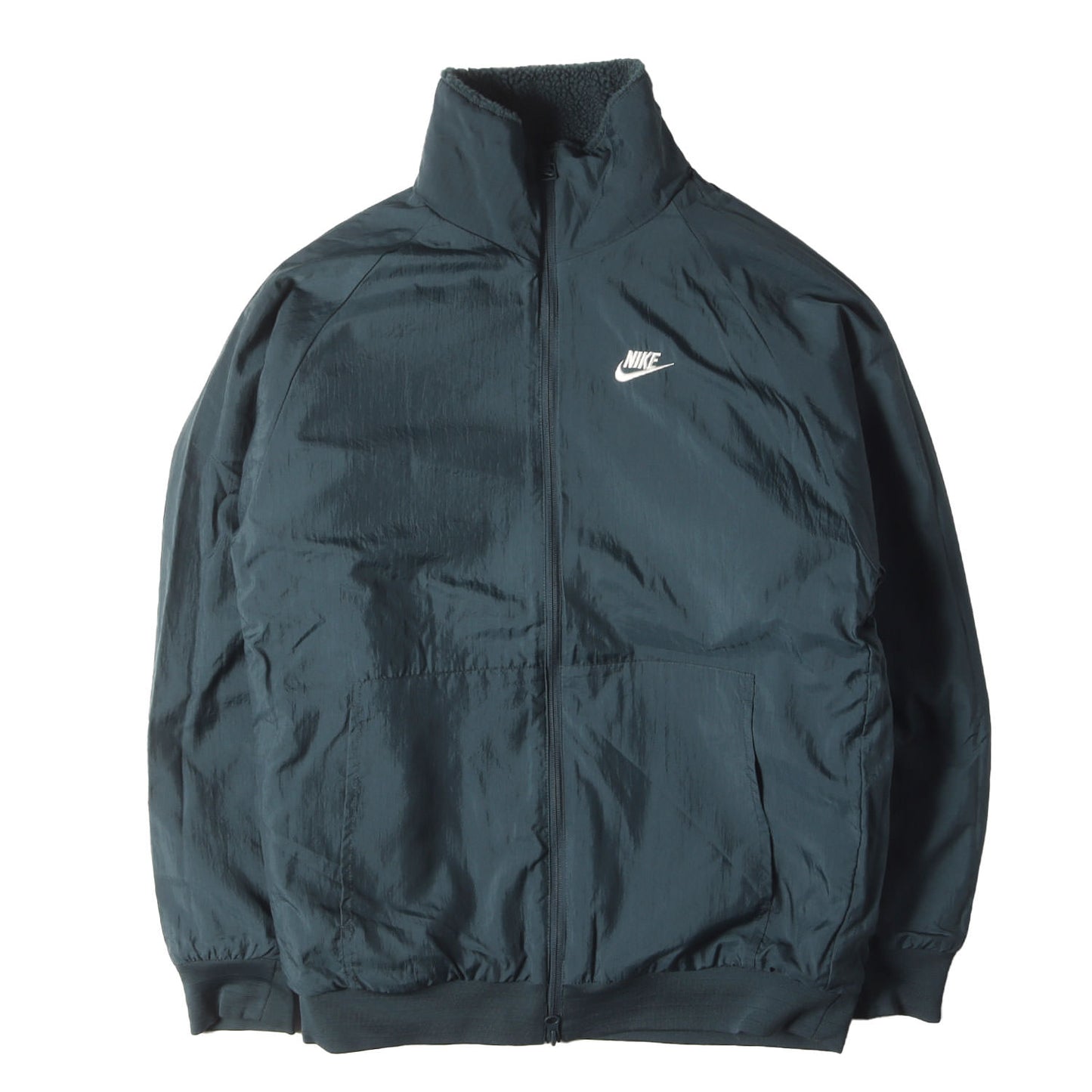 23AW ビッグ スウッシュ リバーシブル フリースボア ジャケット(Full Zip Reversible Boa Jacket)