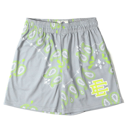25SS ペイズリー柄 メッシュジャージ ショーツ(EE Paisley Mesh Shorts)