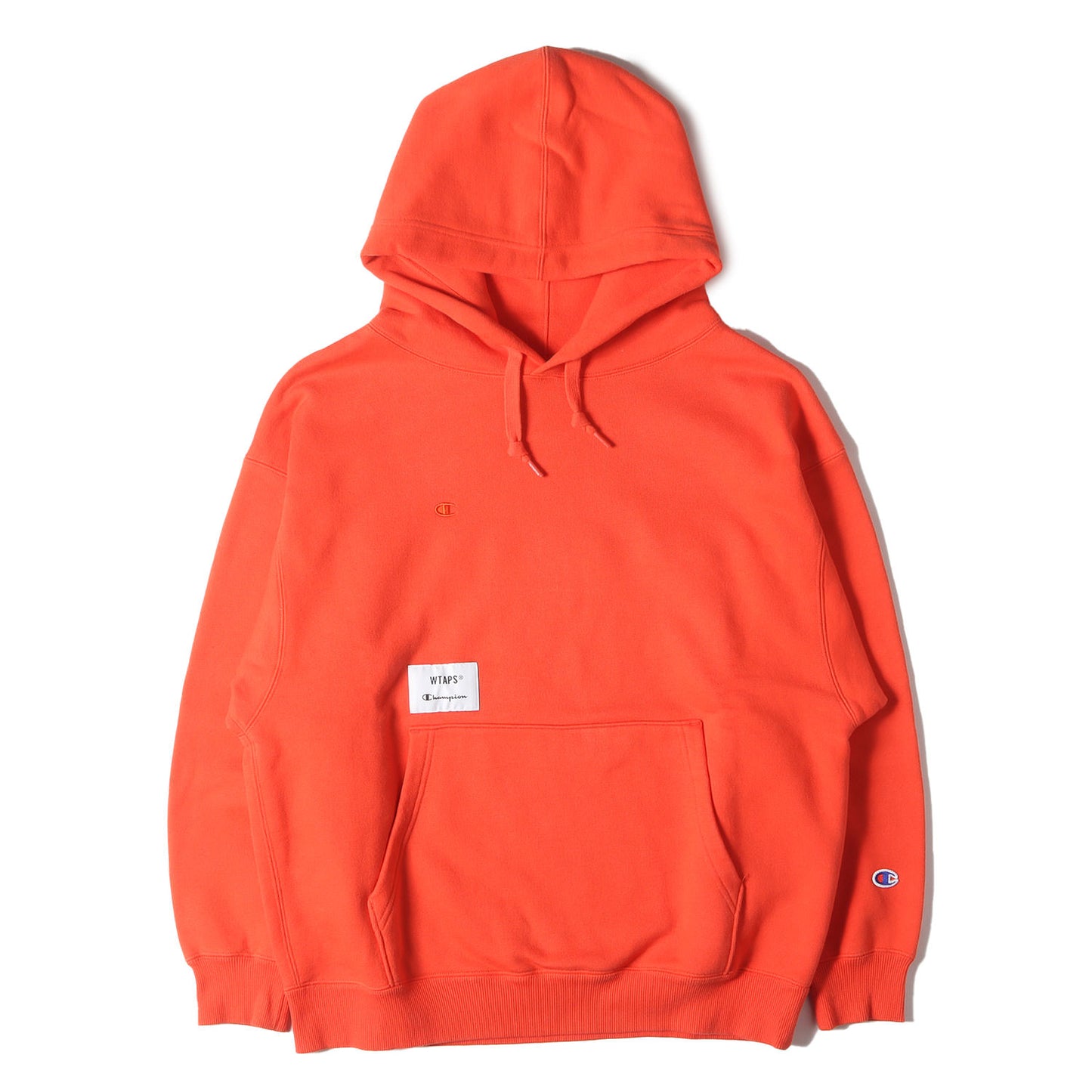 23AW ×Champion ロゴ刺繍 スウェットパーカー(ACADEMY / HOODED / CTPL)