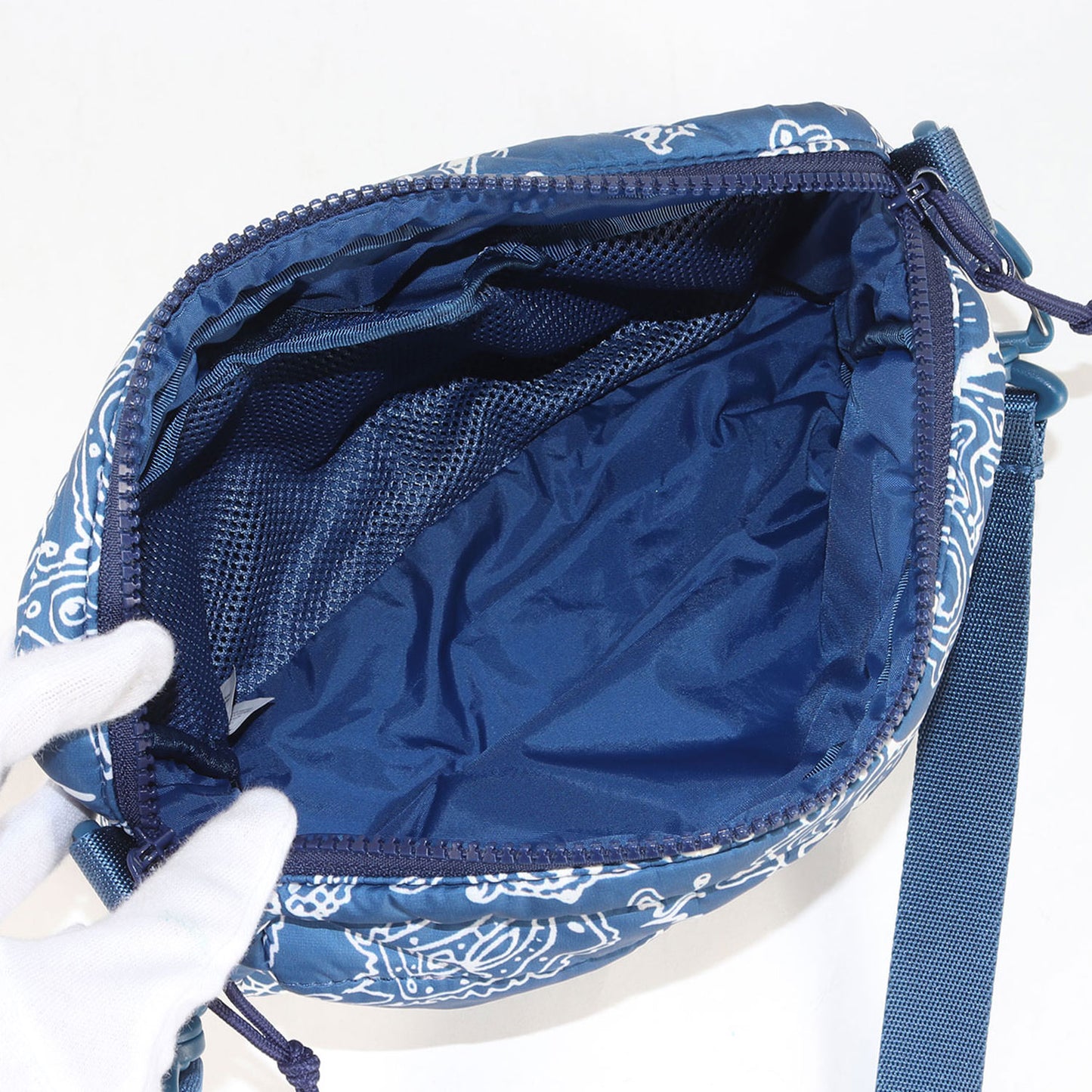22AW ペイズリー柄 パファー サイド バッグ / ショルダーバッグ(Puffer Side Bag)
