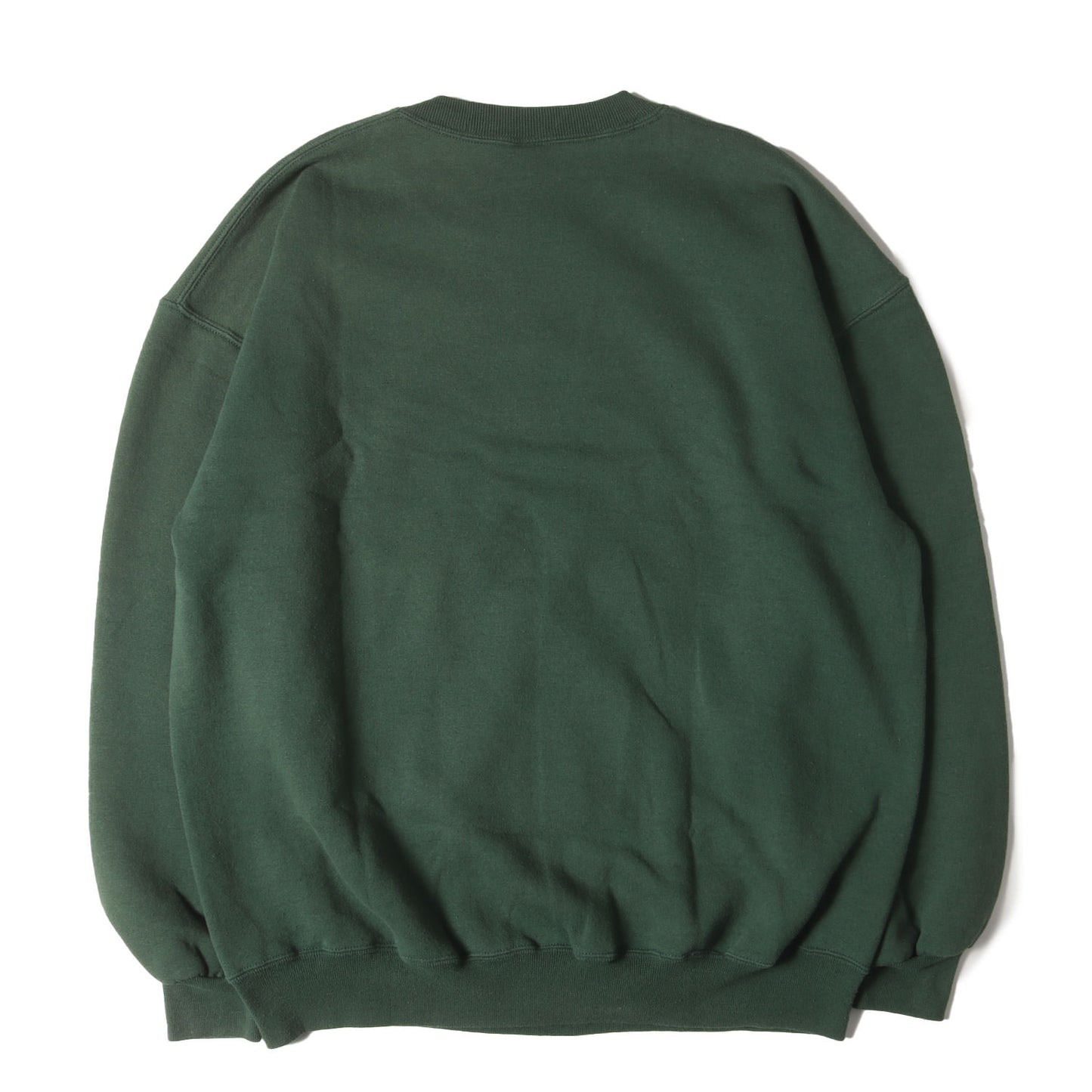 90s メッセージプリント 前V セットイン スウェットシャツ USA製