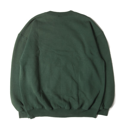 90s メッセージプリント 前V セットイン スウェットシャツ USA製