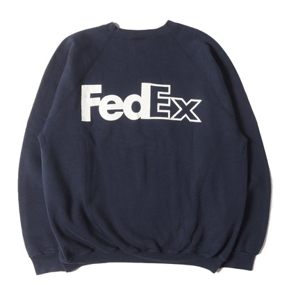 90s FedEx 両面プリント クルーネック スウェット / USA製 DISCUS ATHLETIC