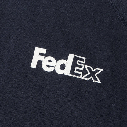 90s FedEx 両面プリント クルーネック スウェット / USA製 DISCUS ATHLETIC