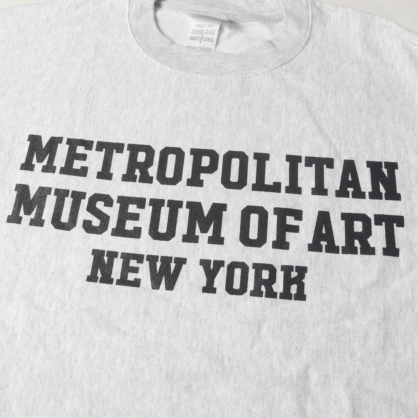 [メトロポリタン美術館 THE MET] 日本未発売 US企画 リバースウィーブ スウェット
