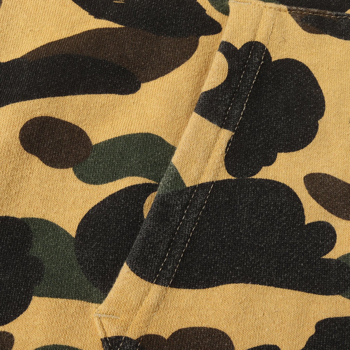 1stカモ 猿迷彩 袖ロゴ ジップ スウェットパーカー