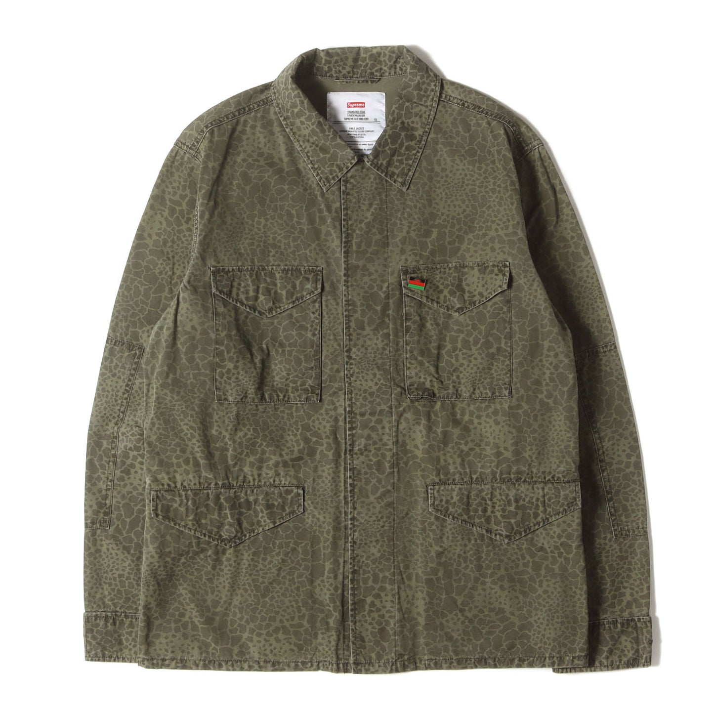 ジラフカモ ミリタリー シャツジャケット(Giraffe Camo Field Jacket)