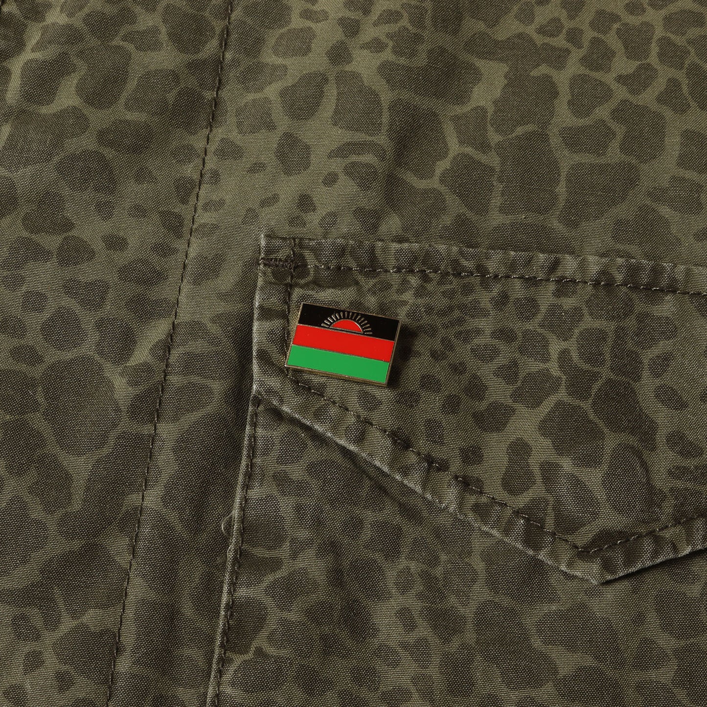 ジラフカモ ミリタリー シャツジャケット(Giraffe Camo Field Jacket)
