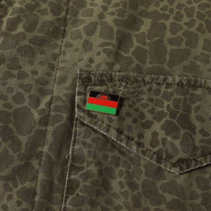 ジラフカモ ミリタリー シャツジャケット(Giraffe Camo Field Jacket)
