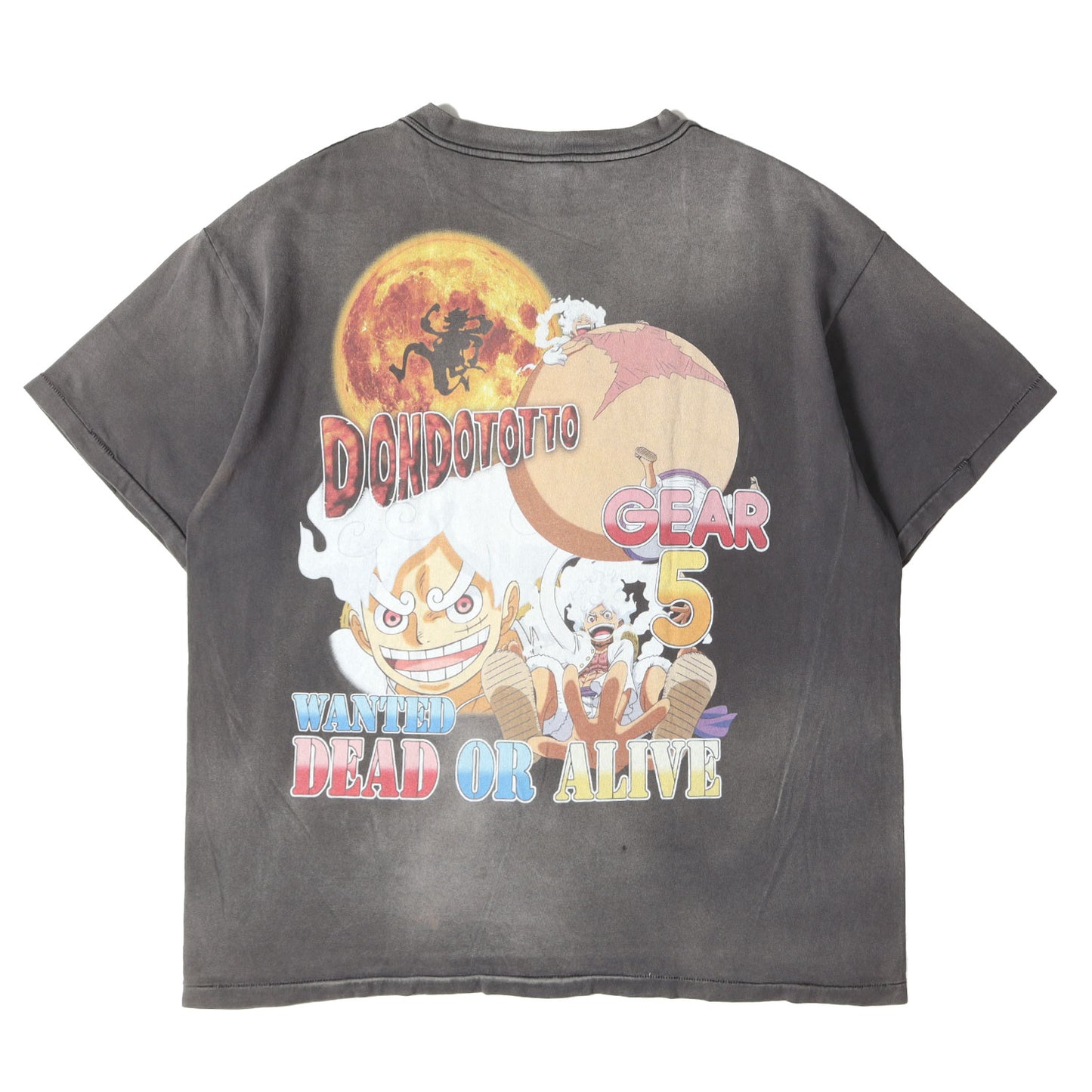 23AW ×ONE PIECE ヴィンテージ加工 モンキー・D・ルフィ Tシャツ(OP_SS T-SHIRT / LUFFY)