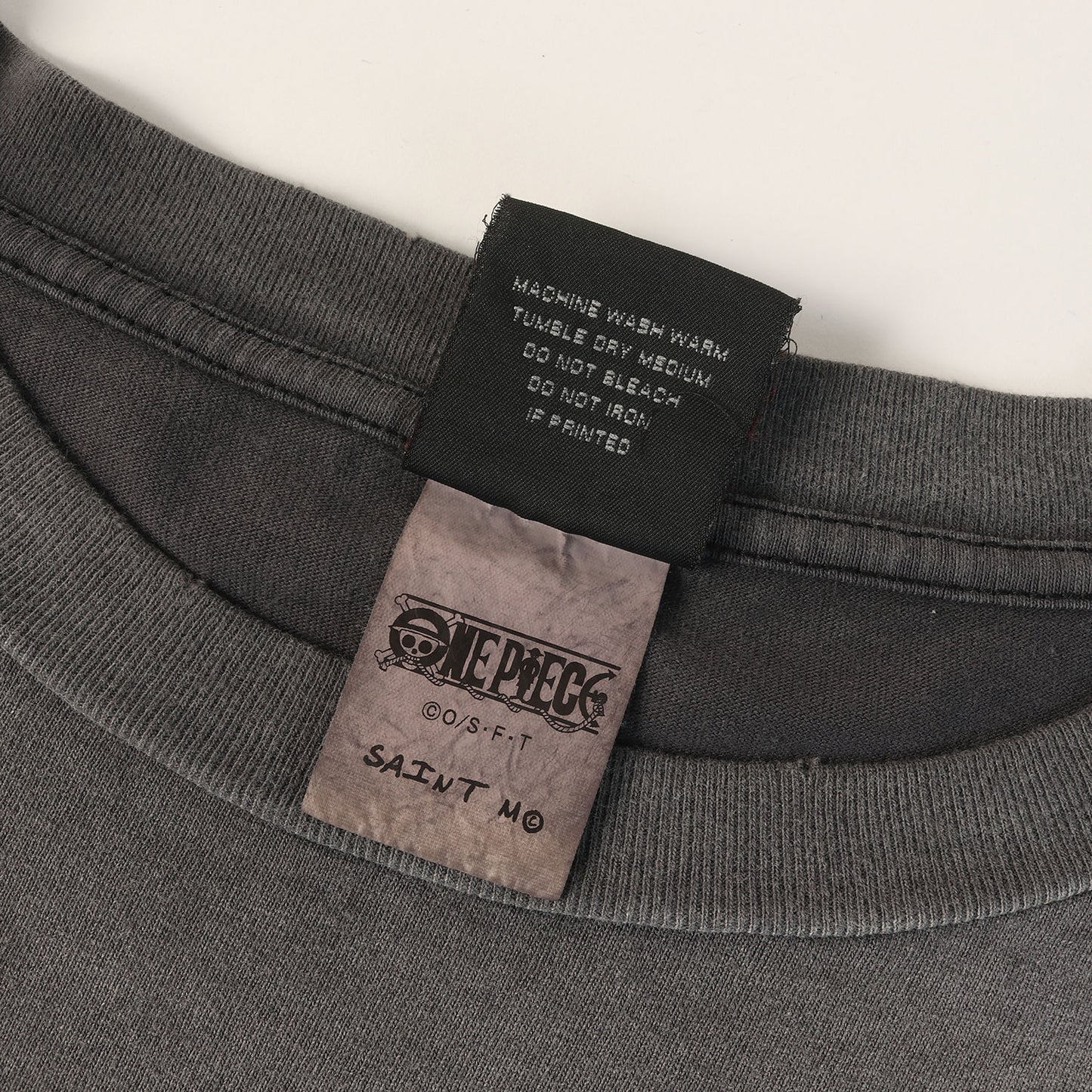 23AW ×ONE PIECE ヴィンテージ加工 モンキー・D・ルフィ Tシャツ(OP_SS T-SHIRT / LUFFY)