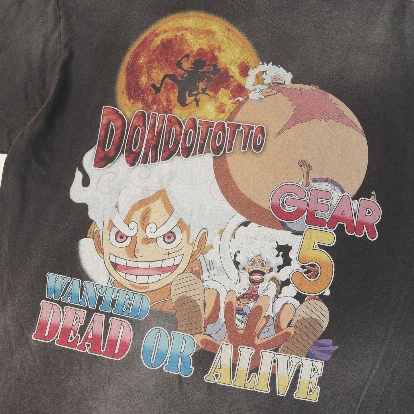 23AW ×ONE PIECE ヴィンテージ加工 モンキー・D・ルフィ Tシャツ(OP_SS T-SHIRT / LUFFY)