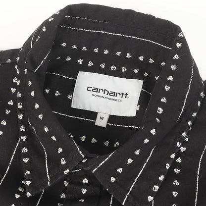 25SS ハートストライプ ワーク 半袖 ボタンシャツ (S/S Drewe Shirt)