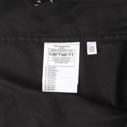 25SS ハートストライプ ワーク 半袖 ボタンシャツ (S/S Drewe Shirt)