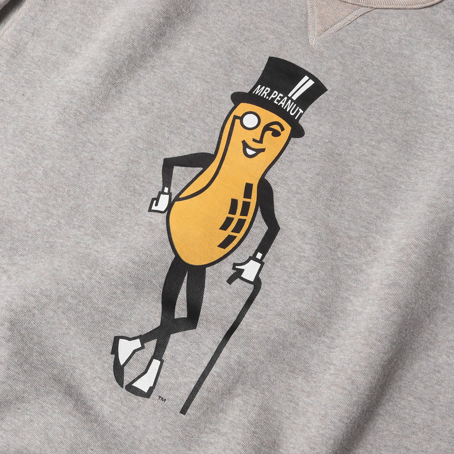 25SS ×MR.PEANUT 釣り編み 前V スウェット(TSURIAMI SWEATSHIRT)