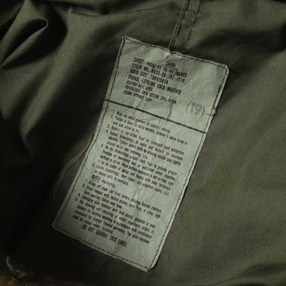 [希少 フルセット] 70s - 80s 米軍実物 M-65 フィッシュテール モッズコート / コート ライナー フード 3点フルセット