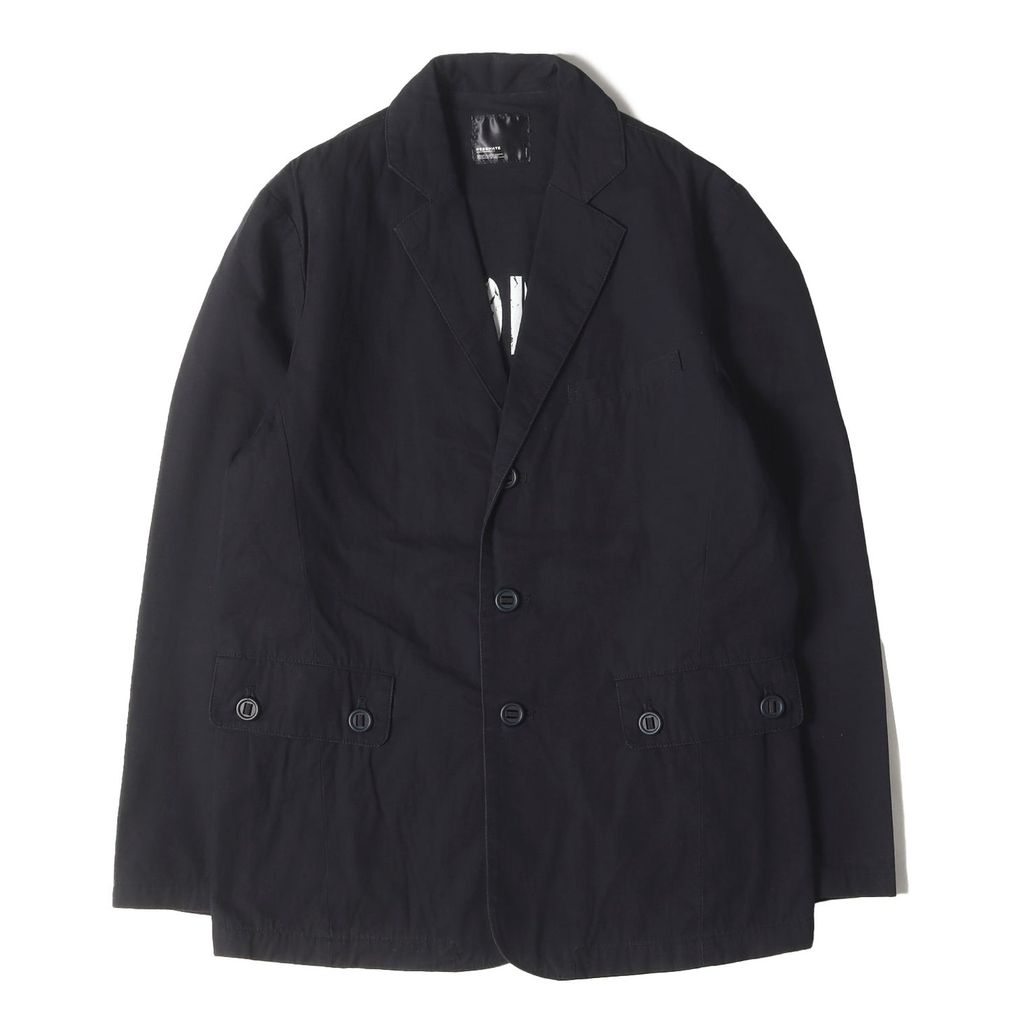 ブランドロゴ 3つボタン ワークジャケット