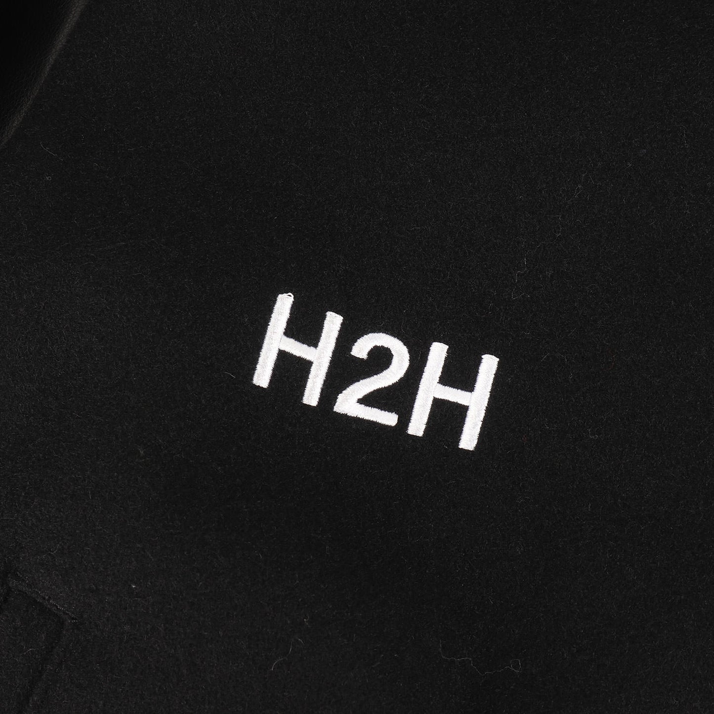 21AW ×HAROSHI 袖レザー メルトンウール スタジャン