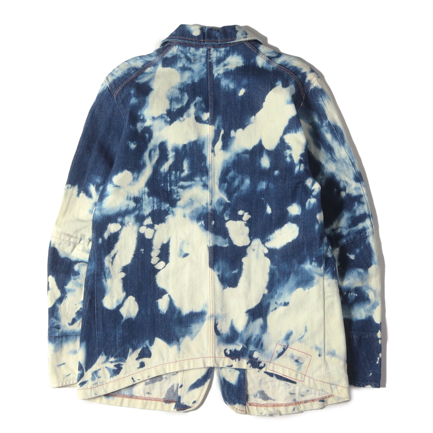 00s ブリーチ加工 1st デニム テーラード ジャケット 4100-1117 チュニジア製