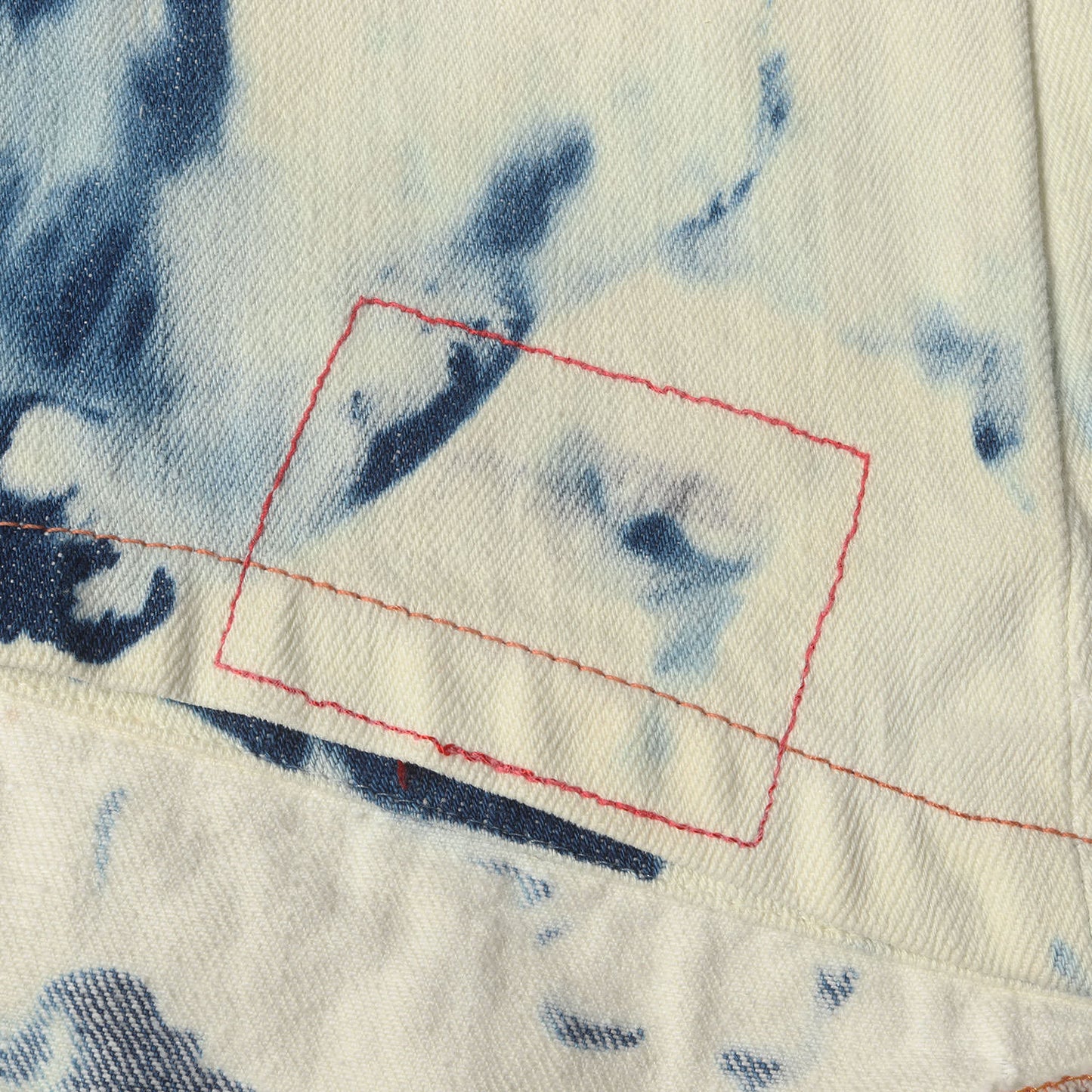 00s ブリーチ加工 1st デニム テーラード ジャケット 4100-1117 チュニジア製