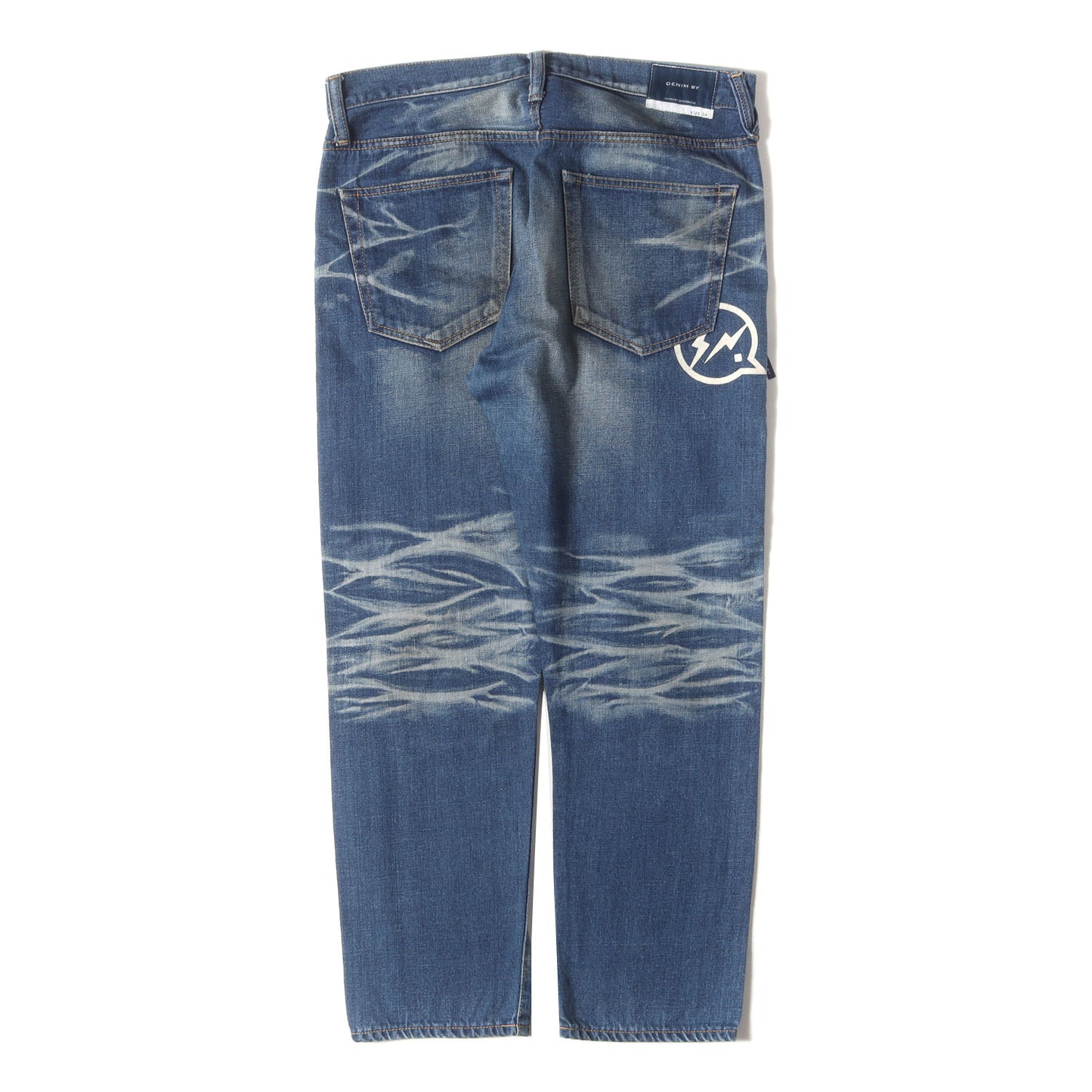 ×fragment design ヴィンテージ加工 クロップド デニムパンツ