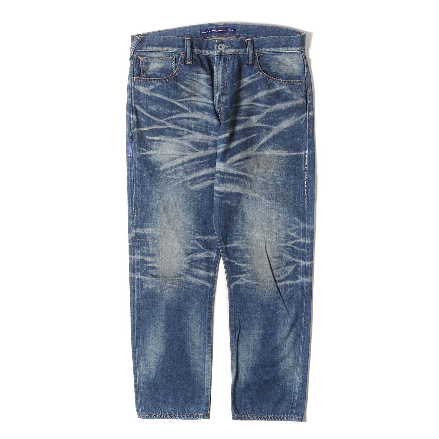 ×fragment design ヴィンテージ加工 クロップド デニムパンツ