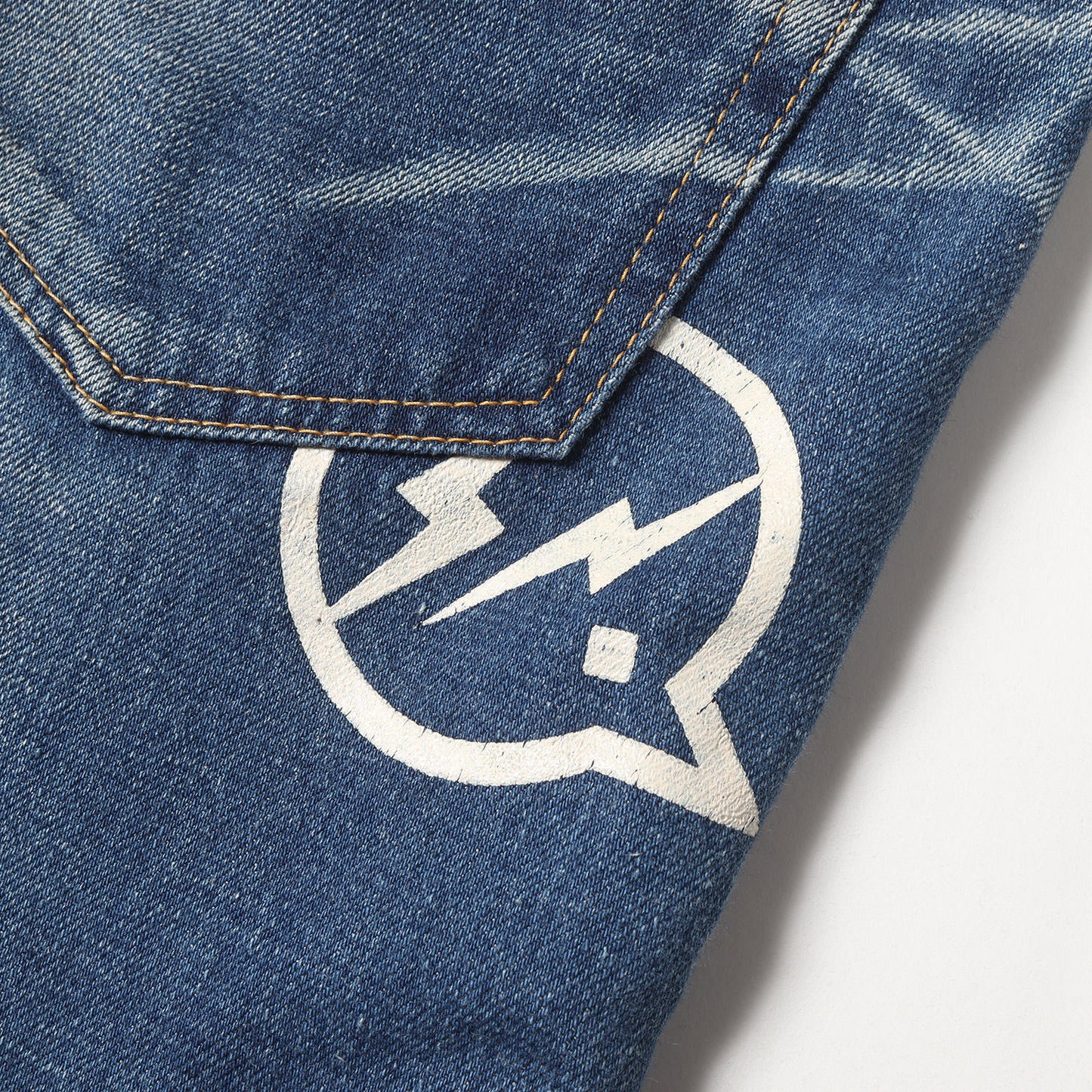 ×fragment design ヴィンテージ加工 クロップド デニムパンツ
