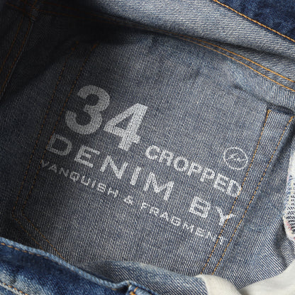 ×fragment design ヴィンテージ加工 クロップド デニムパンツ