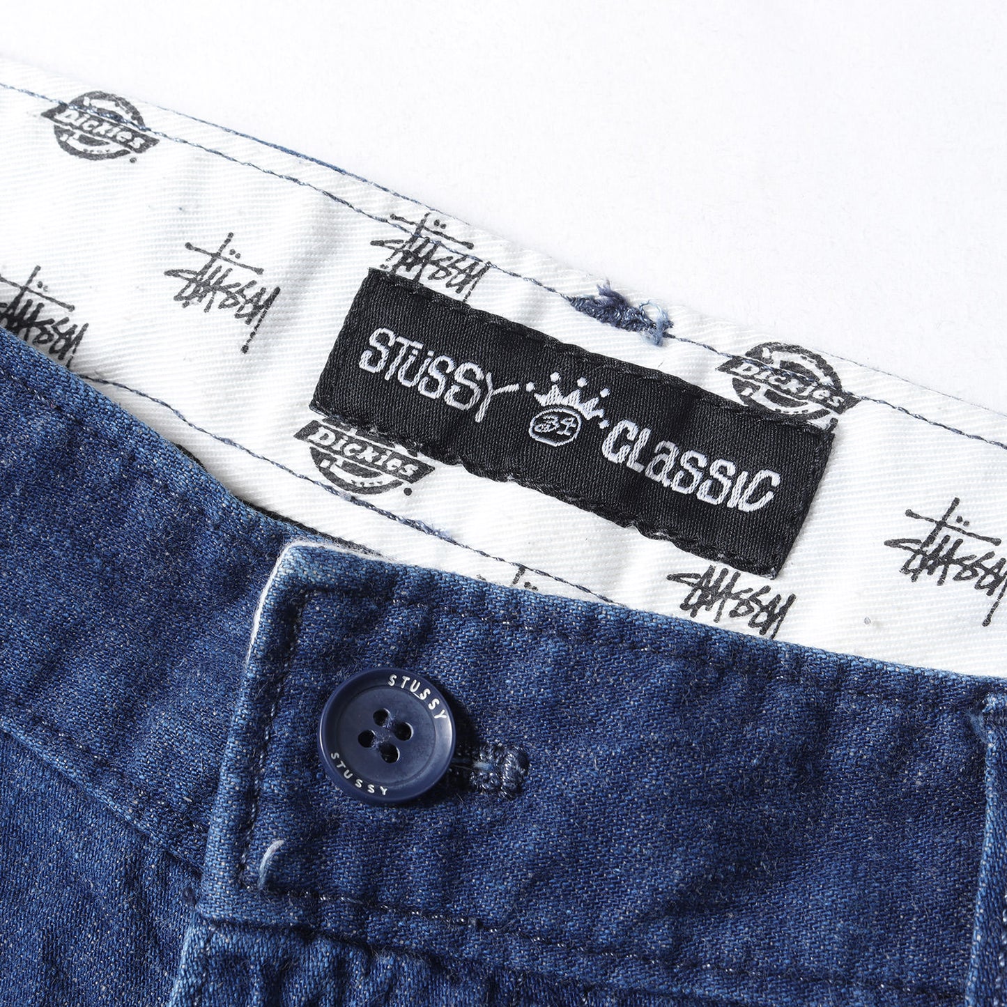 ×Dickies デニム クロップドパンツ