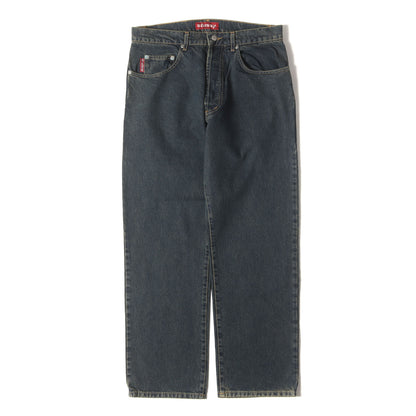 00s ユーズド加工 ストレート デニムパンツ(USA製 / デッドストック)