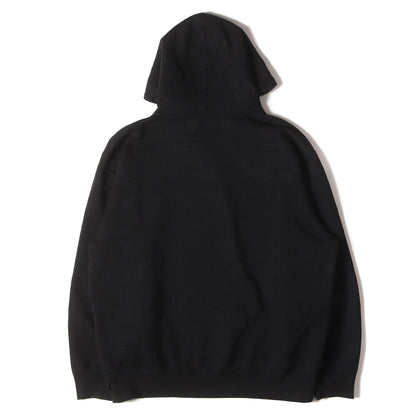 21SS エンボス ブランドロゴ柄 スウェットパーカー(Embossed Logos Hooded Sweatshirt)