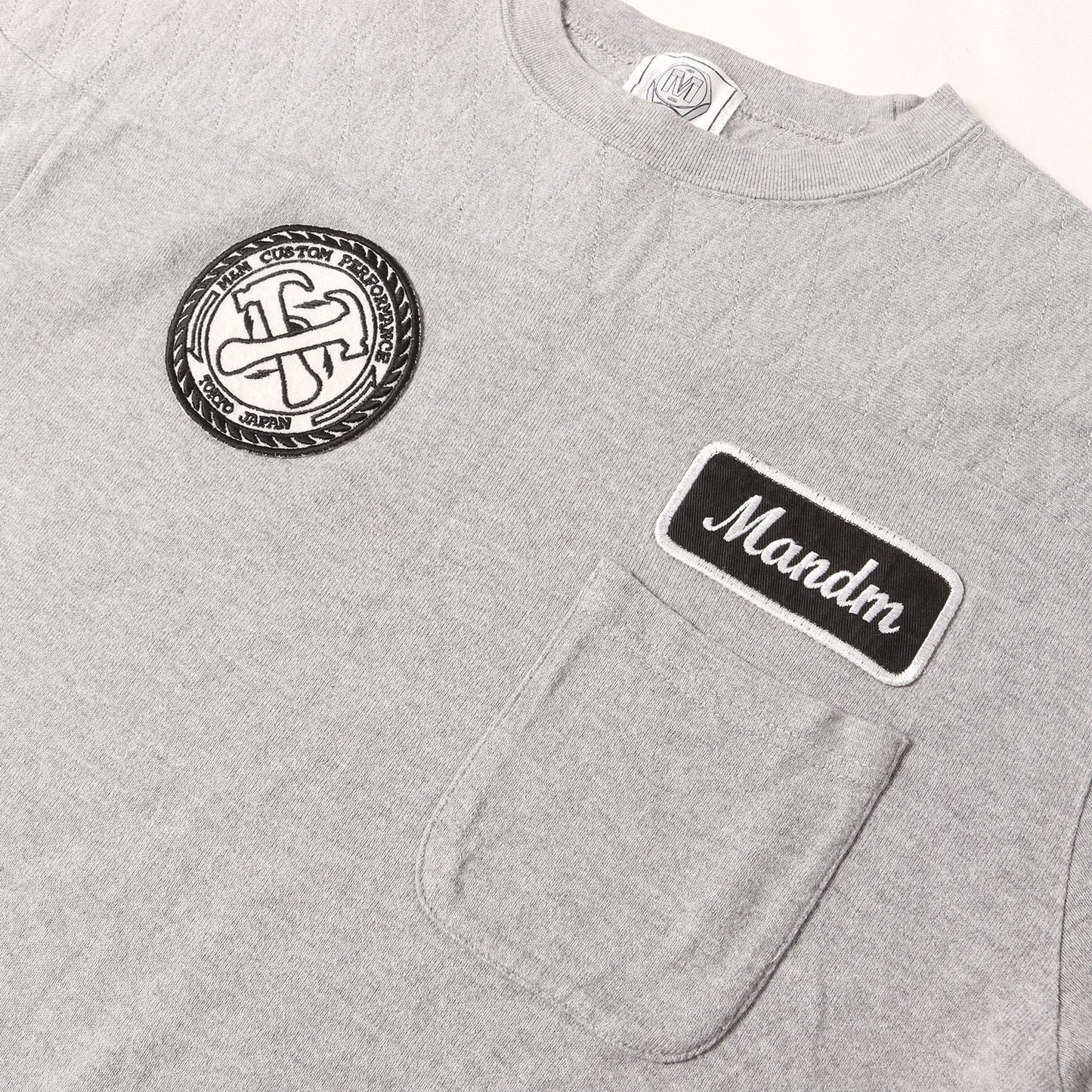 ワッペン付き フットボール Tシャツ