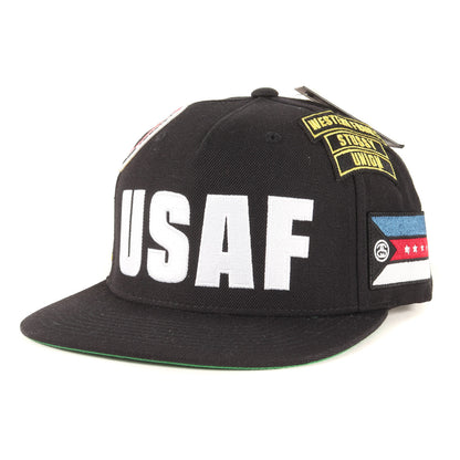 35周年記念 ×UNION マルチパッチ 5パネルキャップ(USAF PATCH CAP)