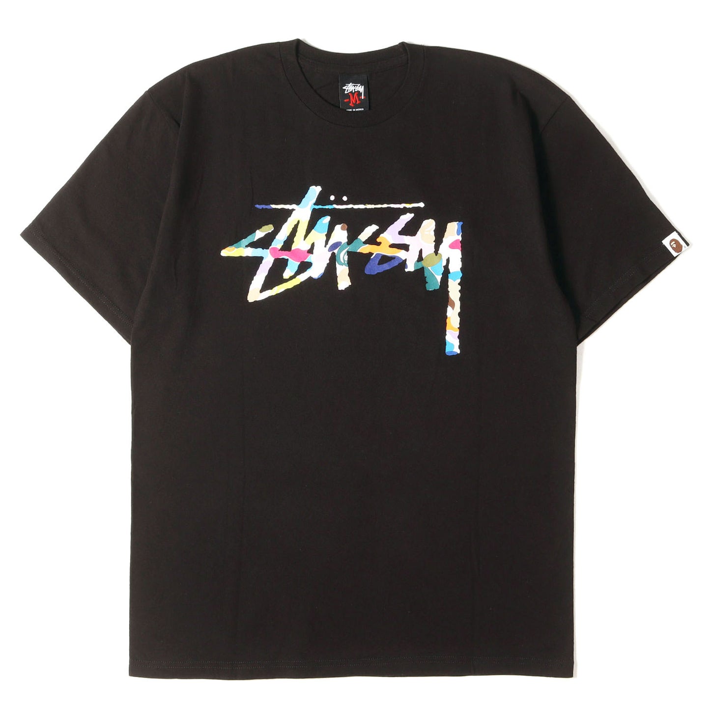 ×A BATHING APE 30周年記念 マルチカモ ストックロゴ Tシャツ