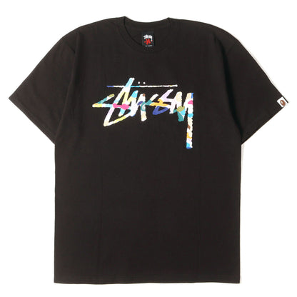 ×A BATHING APE 30周年記念 マルチカモ ストックロゴ Tシャツ