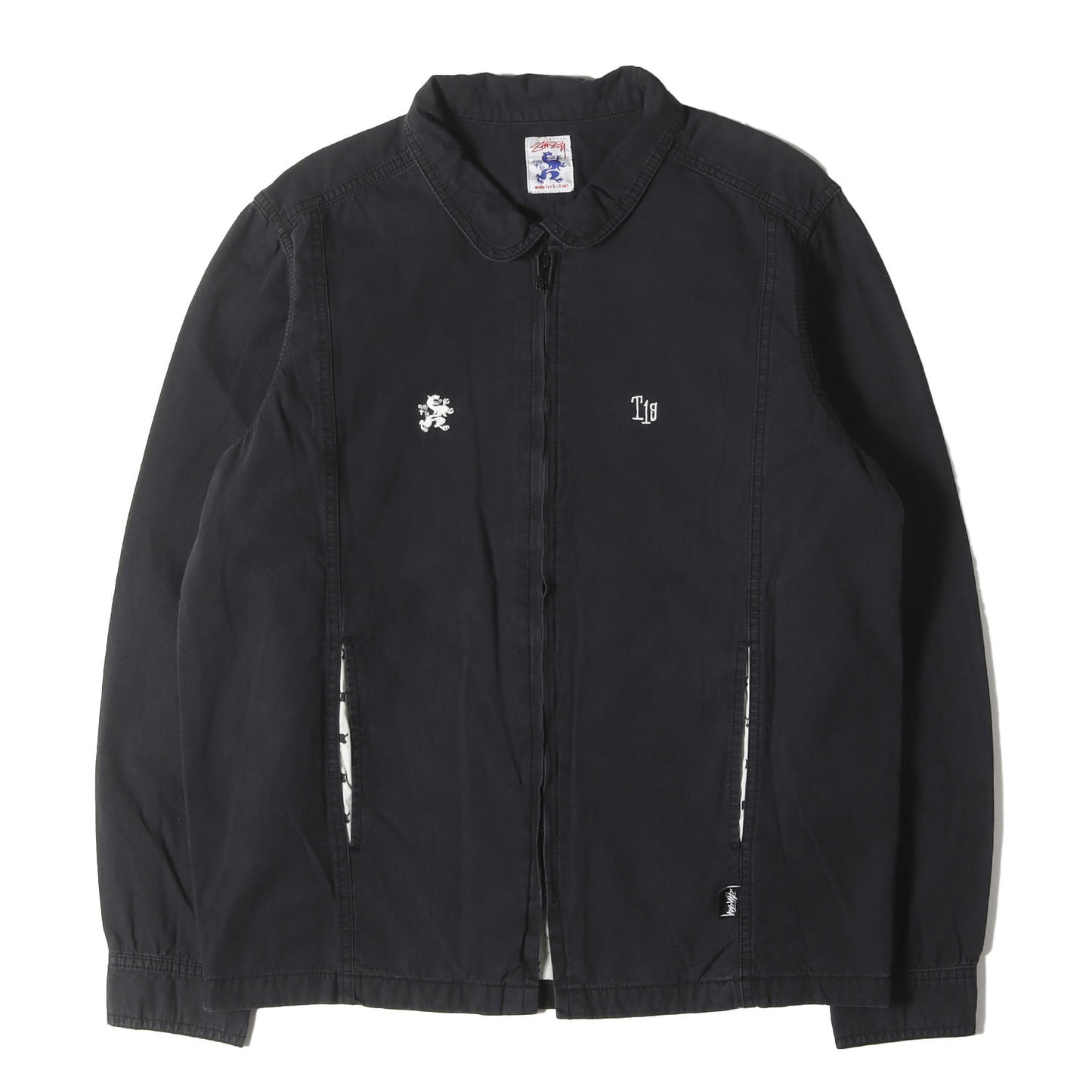 00s ×T19 ウォッシュ加工 コットン ジップ ワークジャケット