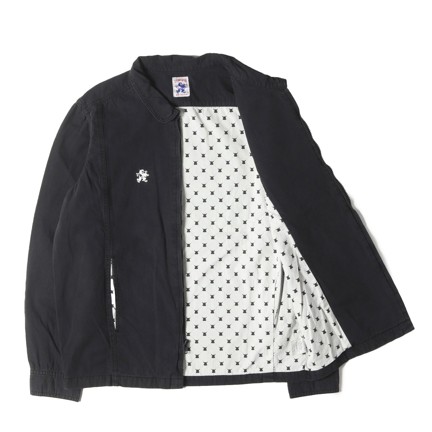 00s ×T19 ウォッシュ加工 コットン ジップ ワークジャケット