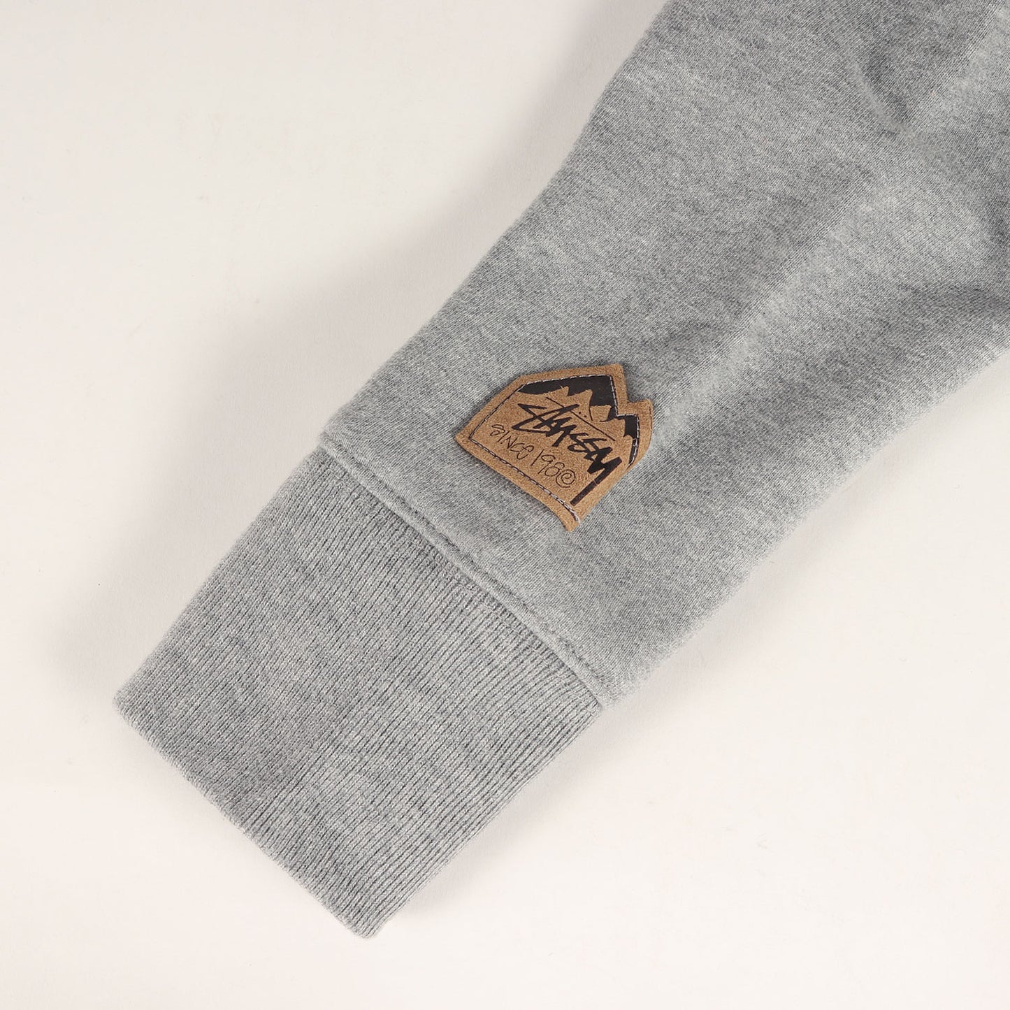 00s ワッペン付き サーマル フルジップ スウェットパーカー