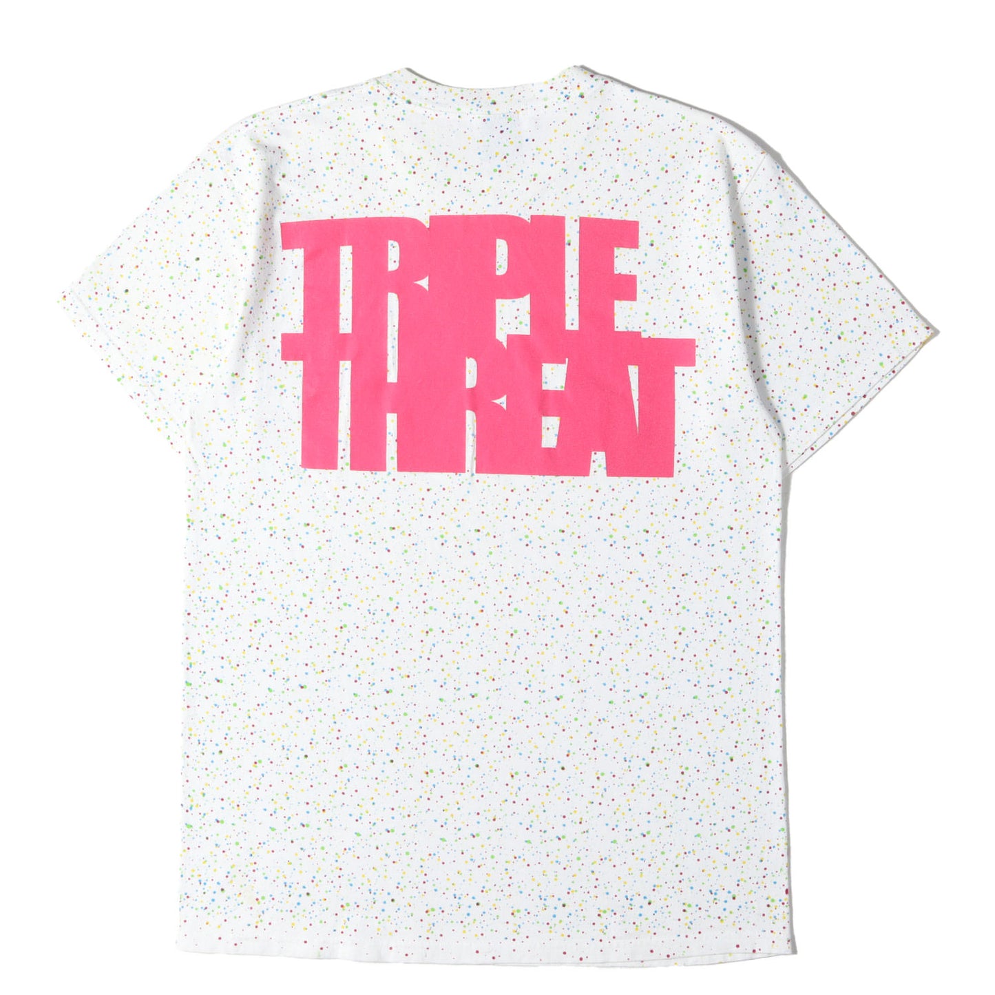 00s ×UNDEFEATED ×HECTIC ドリップ柄 ブランドロゴ Tシャツ