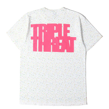 00s ×UNDEFEATED ×HECTIC ドリップ柄 ブランドロゴ Tシャツ