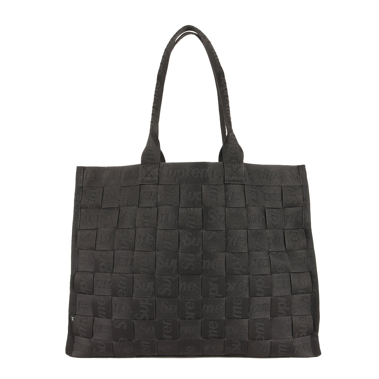 23SS ジャガードロゴ柄 ウーブン ラージ トートバッグ(Woven Large Tote Bag)