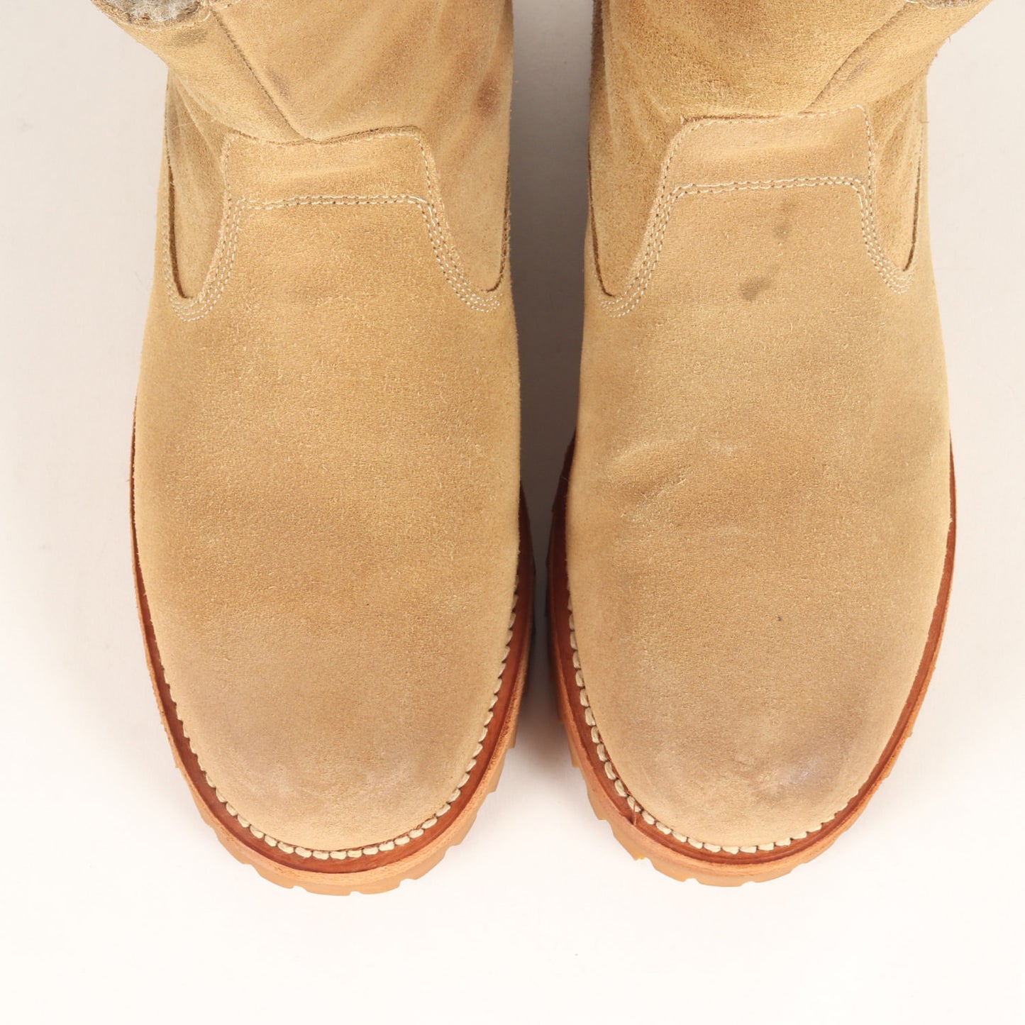 [hobo別注] シープムートン スウェード ペコスブーツ