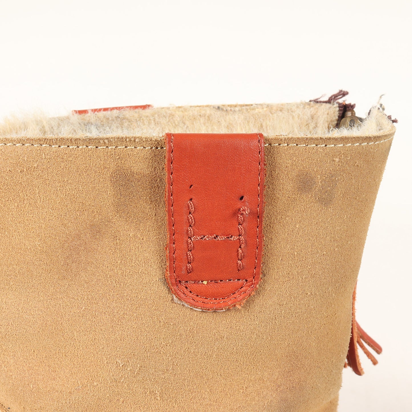 [hobo別注] シープムートン スウェード ペコスブーツ