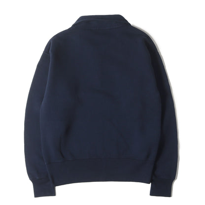 BUTCHER PRODUCTS ハーフジップ 襟付き スウェット